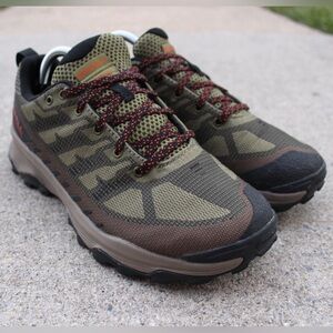Merrell Men's Green Camo Speed Eco Hiking Shoes Sz 8.5